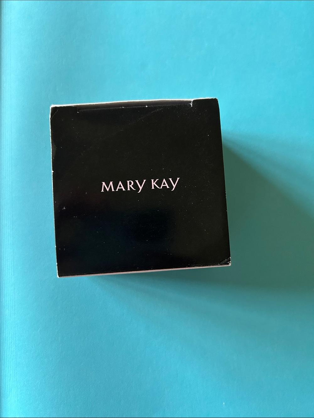 Mary Kay Black Compact with White Logo